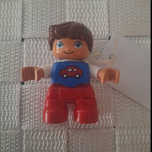 Lego Duplo Figur Kind Junge, zu finden beim Stand 262 am Standort Flohkids Hamburg Nord