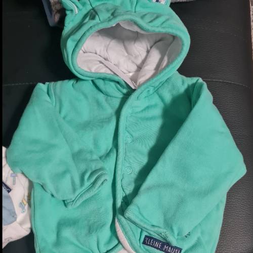 Osolino BabyJacke grün  Größe: 62, zu finden beim Stand 102 am Standort Flohkids Hamburg Nord