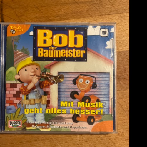 Bob der Baumeister CD , zu finden beim Stand 91 am Standort Flohkids Hamburg Nord