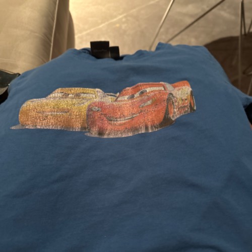 Lohshirt blau Cars  Größe: 98, zu finden beim Stand 172 am Standort Flohkids Hamburg Nord