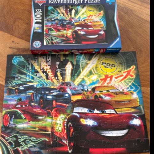 Puzzle Cars Ravensburger  Größe: 100 T, zu finden beim Stand 121 am Standort Flohkids Hamburg Nord