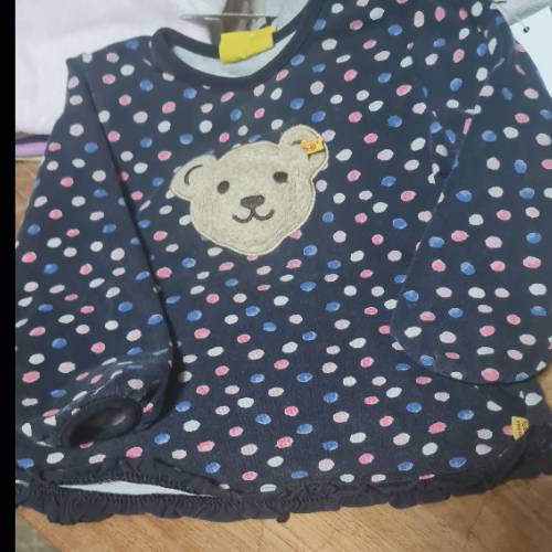 Pullover steiff  blau pkt  Größe: 80, zu finden beim Stand 86 am Standort Flohkids Hamburg Nord