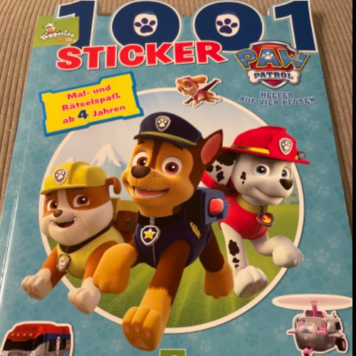 1001 Stickerbuch Pawpatrol, zu finden beim Stand 83 am Standort Flohkids Hamburg Nord