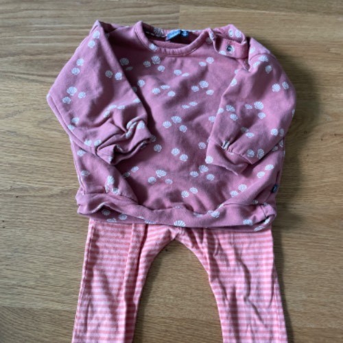 Set Leggins Sweatshirt  Größe: 80 rosa, zu finden beim Stand 66 am Standort Flohkids Hamburg Nord