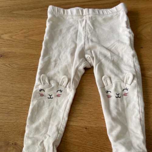 H&M Leggings Hase hell  Größe: 86, zu finden beim Stand 66 am Standort Flohkids Hamburg Nord