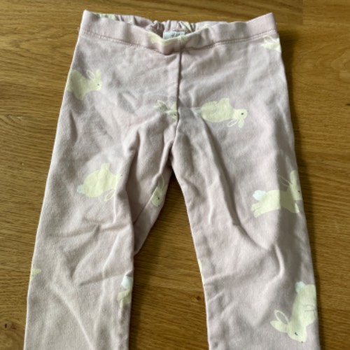 H&M Leggings Hase rosa  Größe: 86, zu finden beim Stand 66 am Standort Flohkids Hamburg Nord