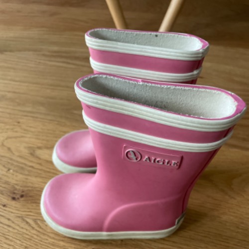 Aigle Gummistiefel  Größe: 20 rosa, zu finden beim Stand 66 am Standort Flohkids Hamburg Nord