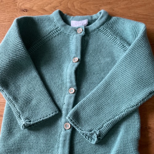 Strickjacke Türkis  Größe: 92, zu finden beim Stand 66 am Standort Flohkids Hamburg Nord