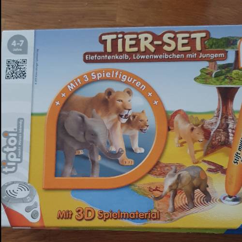 Tiptoi Tier-Set Safari, zu finden beim Stand 24 am Standort Flohkids Hamburg Nord