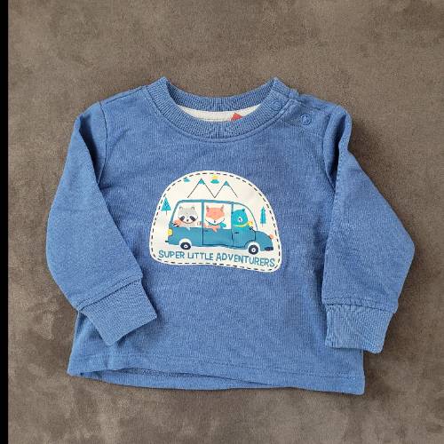 Pullover adventure  Größe: 62/68, zu finden beim Stand 153 am Standort Flohkids Hamburg Nord