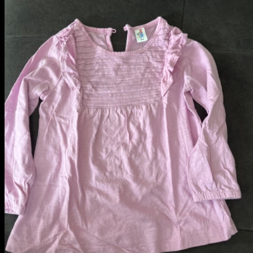 Langarm Shirt rosa  Größe: 104, zu finden beim Stand 57 am Standort Flohkids Hamburg Nord