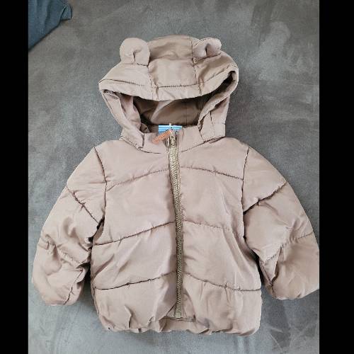 H&M Pufferjacke  Größe: 74 hellbraun, zu finden beim Stand 153 am Standort Flohkids Hamburg Nord