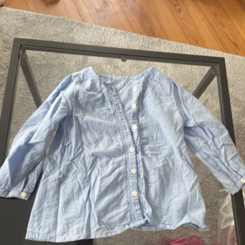 H&M Bluse blau  Größe: 98/104, zu finden beim Stand 57 am Standort Flohkids Hamburg Nord