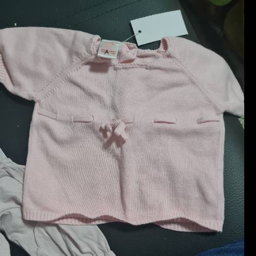 BabyZara Stricktop  rosé Größe: 68, zu finden beim Stand 102 am Standort Flohkids Hamburg Nord