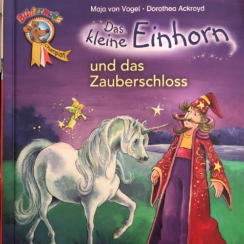 Buch Das kleine Einhorn, zu finden beim Stand 101 am Standort Flohkids Hamburg Nord