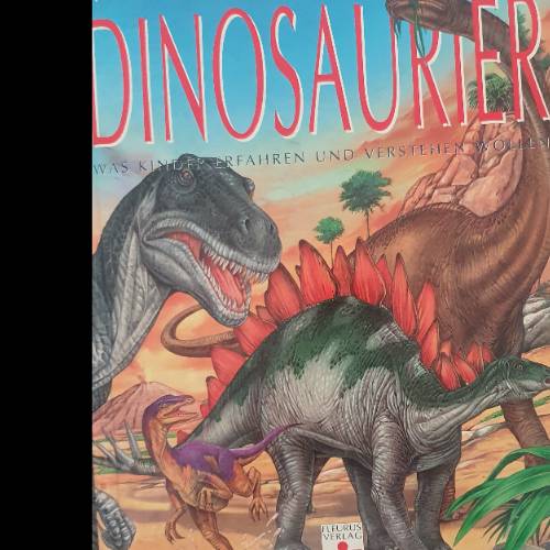 Buch Dinosaurier, zu finden beim Stand 24 am Standort Flohkids Hamburg Nord