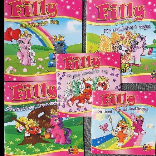 5 xFilly Büchlein, zu finden beim Stand 24 am Standort Flohkids Hamburg Nord