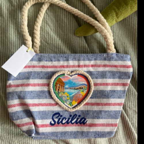 Tasche Sicilia , zu finden beim Stand 160 am Standort Flohkids Hamburg Nord