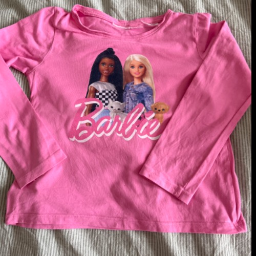 H&M Shirt Barbie  Größe: 98/104, zu finden beim Stand 160 am Standort Flohkids Hamburg Nord