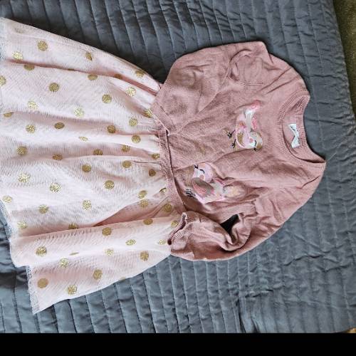 Tüllkleid H&M Vogel rosa, zu finden beim Stand 87 am Standort Flohkids Hamburg Nord