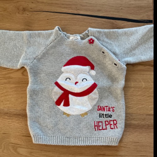 Pullover Santa  Größe: 74, zu finden beim Stand 100 am Standort Flohkids Hamburg Nord