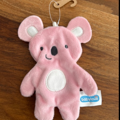 Knister-Koala rosa babylove, zu finden beim Stand 121 am Standort Flohkids Hamburg Nord