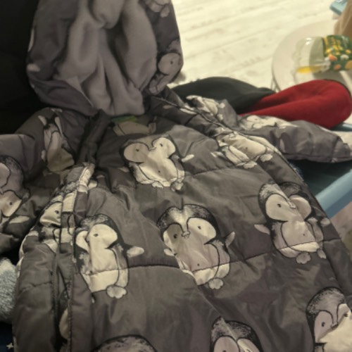 Pinguin Wintersack  Größe: 50/56, zu finden beim Stand 93 am Standort Flohkids Hamburg Nord