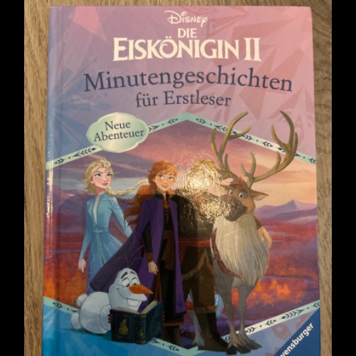 Buch Die Eiskönigin Minutenges, zu finden beim Stand 211 am Standort Flohkids Hamburg Nord