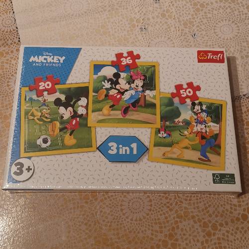 Disney Mickey  Größe: 3 Puzzles NEU, zu finden beim Stand 184 am Standort Flohkids Hamburg Nord