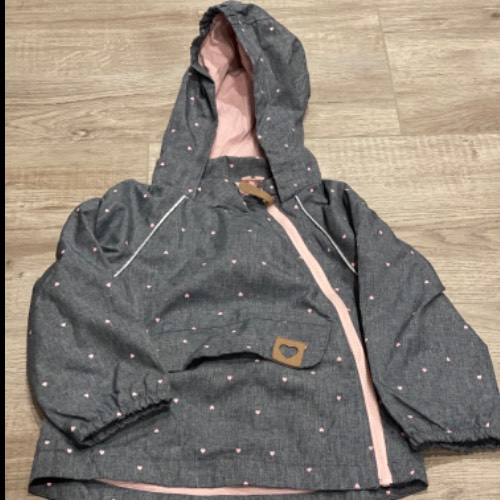 Jacke Topomini  Größe: 92 pink Herzen, zu finden beim Stand 62 am Standort Flohkids Hamburg Nord