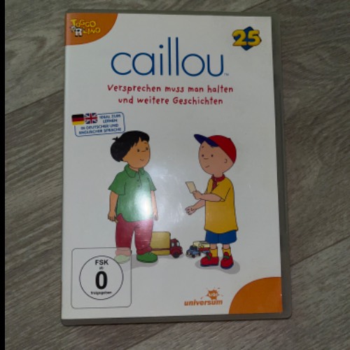 Caillou DVD, zu finden beim Stand 91 am Standort Flohkids Hamburg Nord