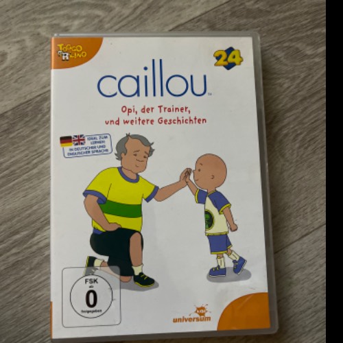 Caillou DVD, zu finden beim Stand 91 am Standort Flohkids Hamburg Nord