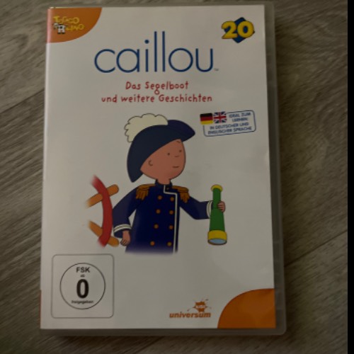 Caillou DVD , zu finden beim Stand 91 am Standort Flohkids Hamburg Nord