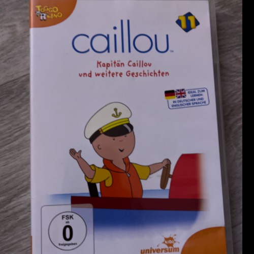 Caillou DVD, zu finden beim Stand 91 am Standort Flohkids Hamburg Nord