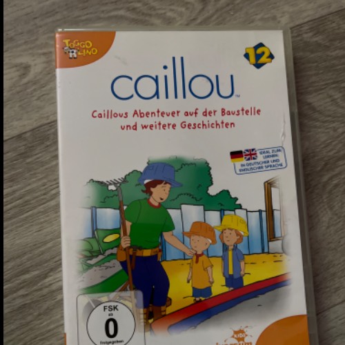 Caillou DVD, zu finden beim Stand 91 am Standort Flohkids Hamburg Nord