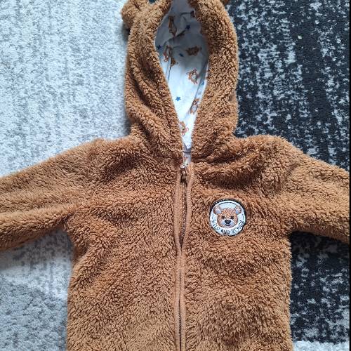 Teddyjacke  Größe: 62, zu finden beim Stand 72 am Standort Flohkids Hamburg Nord