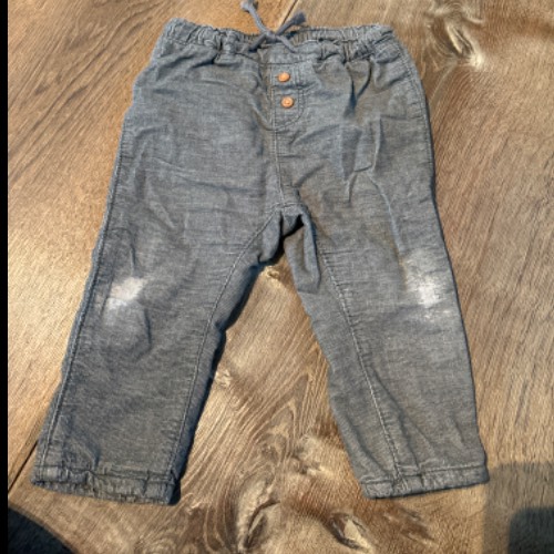 H&M Cordhose grau  Größe: 86 , zu finden beim Stand 64 am Standort Flohkids Hamburg Nord