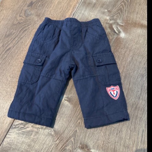 Gefütterte Hose blau  Größe: 6 Monate , zu finden beim Stand 64 am Standort Flohkids Hamburg Nord