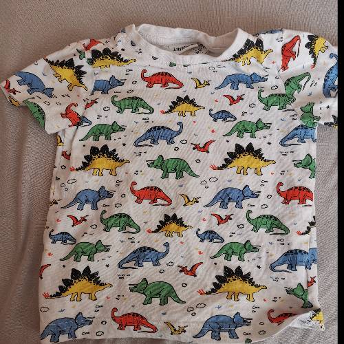 T-Shirt ws Dinos bunt  Größe: 98, zu finden beim Stand 184 am Standort Flohkids Hamburg Nord