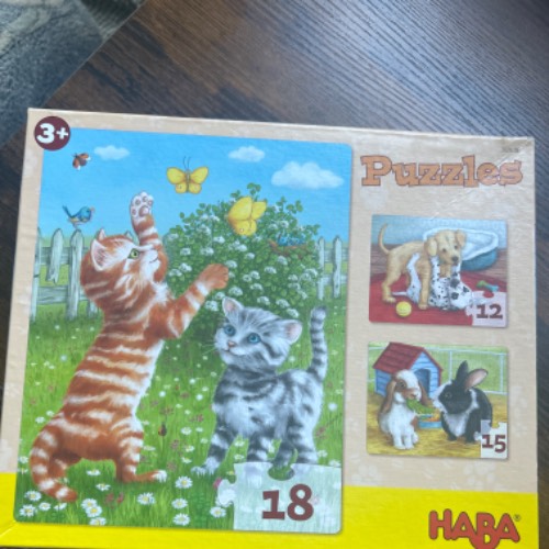 Haba Puzzle Cat  Größe: 3 , zu finden beim Stand 90 am Standort Flohkids Hamburg Nord