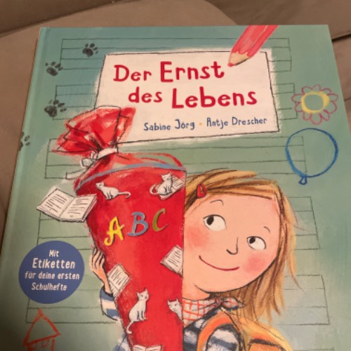 Buch: Der Ernst des Lebens , zu finden beim Stand 21 am Standort Flohkids Hamburg Nord