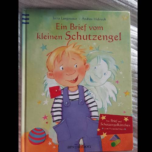 Buch Brief  Schutzengel, zu finden beim Stand 127 am Standort Flohkids Hamburg Nord