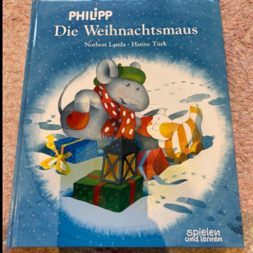 Buch Philipp d. Weihnachtsmaus, zu finden beim Stand 269 am Standort Flohkids Hamburg Nord