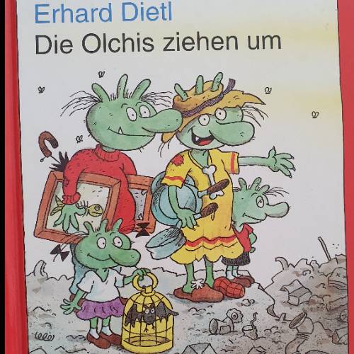 Buch Olchis ziehen um, zu finden beim Stand 4 am Standort Flohkids Hamburg Nord