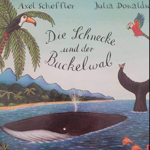 Buch d Schnecke +dBuckelwal, zu finden beim Stand 4 am Standort Flohkids Hamburg Nord