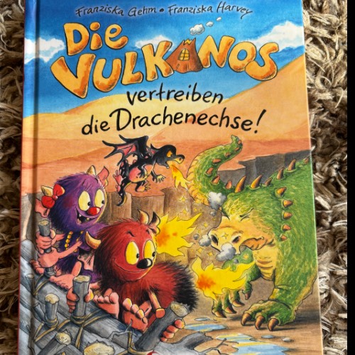 Buch - Die Vulkanos, zu finden beim Stand 147 am Standort Flohkids Hamburg Nord