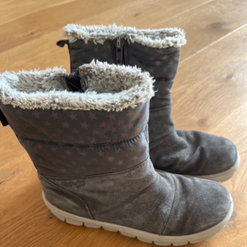 Superfit Winterstiefel grau  Größe: 35, zu finden beim Stand 109 am Standort Flohkids Hamburg Nord