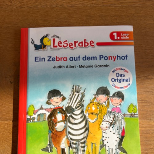 Leserabe Zebra  Größe: 1. Lesestufe , zu finden beim Stand 109 am Standort Flohkids Hamburg Nord