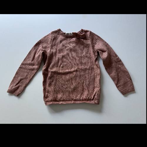 Glitzerpullover, H&M, Größe: 98/104, zu finden beim Stand 165 am Standort Flohkids Hamburg Nord