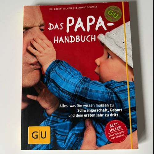 Buch Das Papa Handbuch Richter, zu finden beim Stand 165 am Standort Flohkids Hamburg Nord